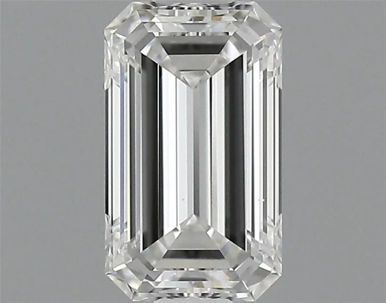 0.71ct Emerald Natural Diamond (Colour F, Clarity VS2, GIA Certified) - Diamond Lab Boutique