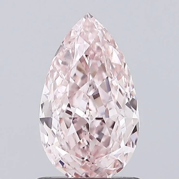 1.18ct Pear Lab Grown Diamond (Colour Fancy Intense Pink, Clarity VS2, IGI Certified) - Diamond Lab Boutique