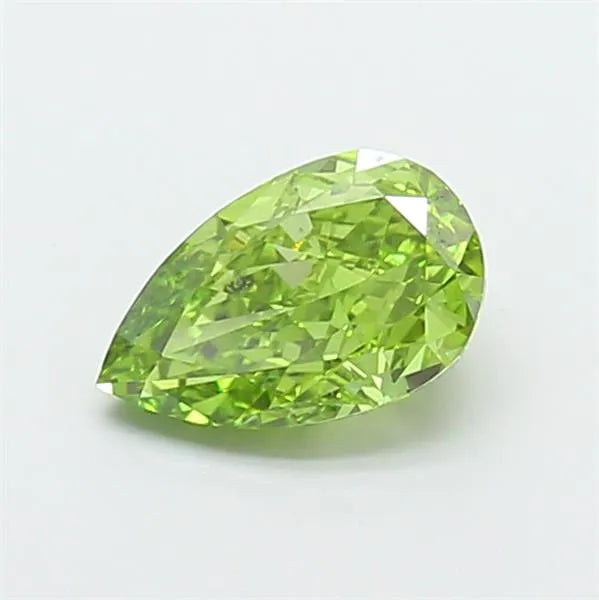 1.19ct Pear Lab Grown Diamond (Colour Fancy Vivid Green, Clarity VS1, IGI Certified)
