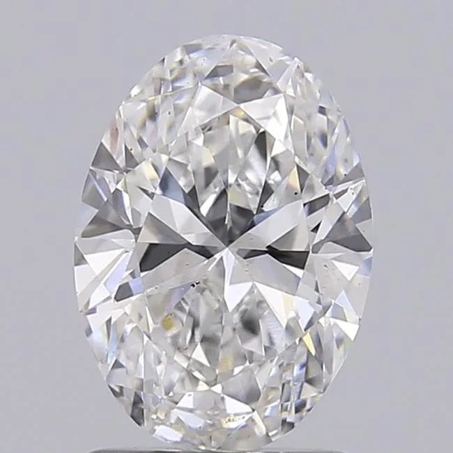1.24ct Oval Lab Grown Diamond (Colour D, Clarity VS2, IGI Certified) - Diamond Lab Boutique