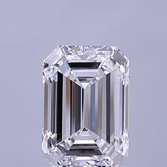 1.32ct Emerald Lab Grown Diamond (Colour D, Clarity VVS2, IGI Certified)