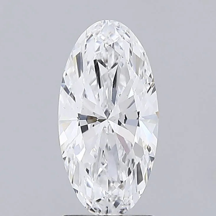 1.52ct Oval Lab Grown Diamond (Colour D, Clarity VS1, IGI Certified)