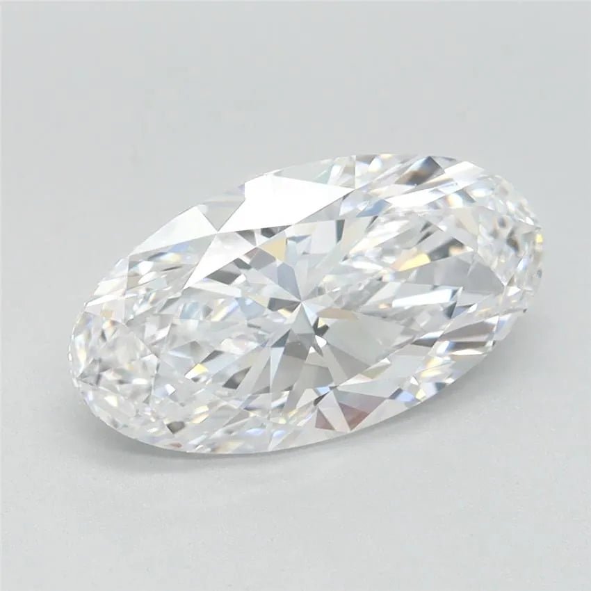 1.52ct Oval Lab Grown Diamond (Colour D, Clarity VVS1, IGI Certified) - Diamond Lab Boutique