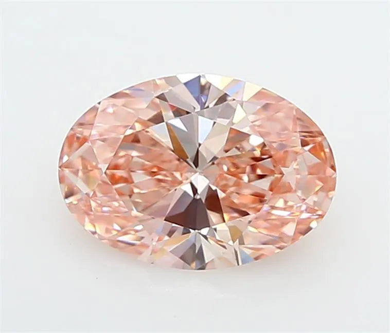 1.64ct Oval Lab Grown Diamond (Colour Fancy Vivid Pink, Clarity VS2, IGI Certified)