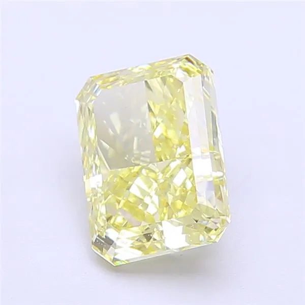 1.80ct Radiant Lab Grown Diamond (Colour Fancy Light Yellow, Clarity VS1, IGI Certified) - Diamond Lab Boutique