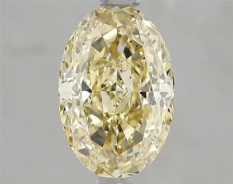 1.87ct Oval Lab Grown Diamond (Colour Fancy Yellow, Clarity VS2, IGI Certified) - Diamond Lab Boutique