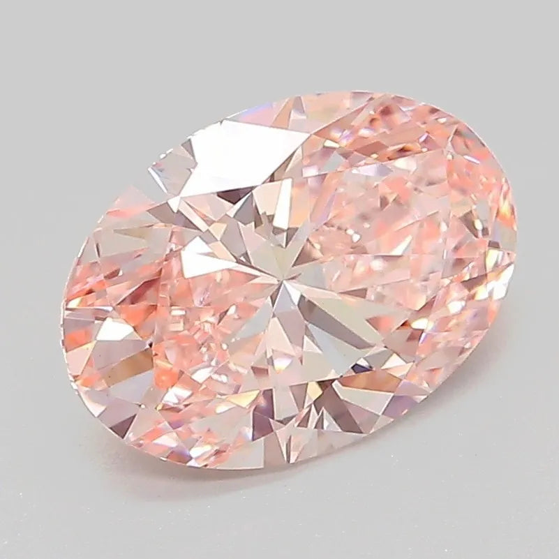 1.99ct Oval Lab Grown Diamond (Colour Fancy Intense Pink, Clarity VS1, IGI Certified)