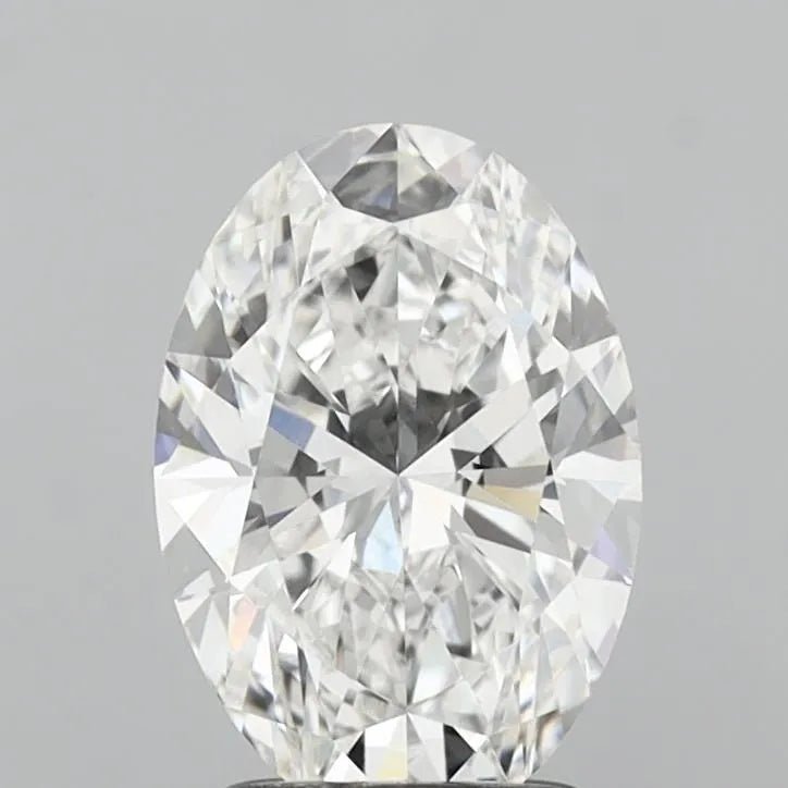 2.00ct Oval Lab Grown Diamond (Colour F, Clarity VS1, IGI Certified) - Diamond Lab Boutique