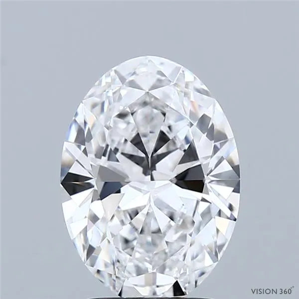 2.00ct Oval Natural Diamond (Colour D, Clarity VVS1, GIA Certified)