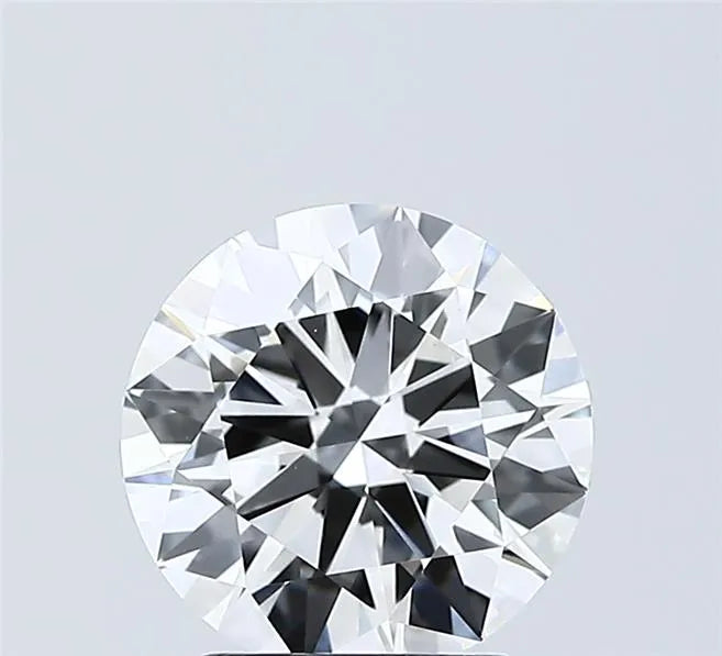 2.00ct Round Lab Grown Diamond (Colour E, Clarity VVS2, Cut EX, IGI Certified)