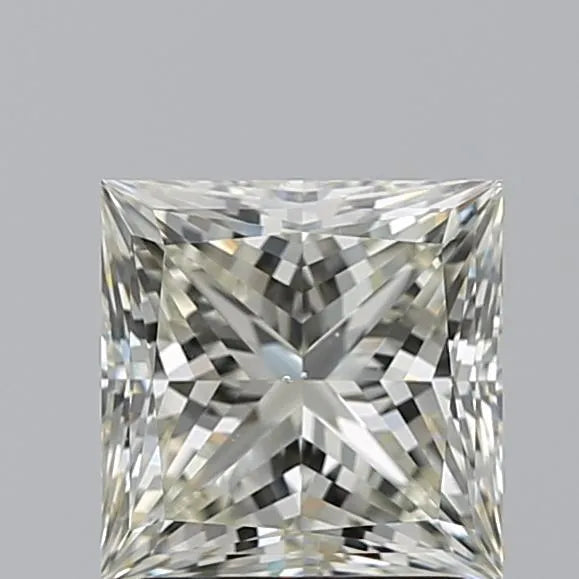 2.01ct Princess Natural Diamond (Colour J, Clarity VS2, Cut VG, IGI Certified)