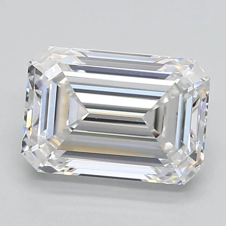 2.02ct Emerald Lab Grown Diamond (Colour F, Clarity IF, IGI Certified)