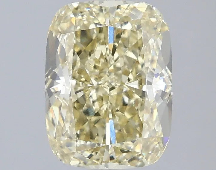 2.05ct Cushion modified Lab Grown Diamond (Colour Fancy Yellow, Clarity VVS2, IGI Certified)