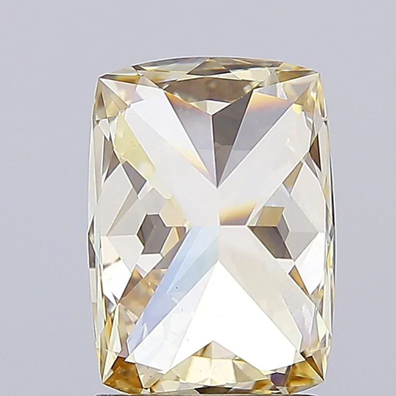 2.06ct Cushion modified Lab Grown Diamond (Colour Fancy Yellow, Clarity VS1, IGI Certified)