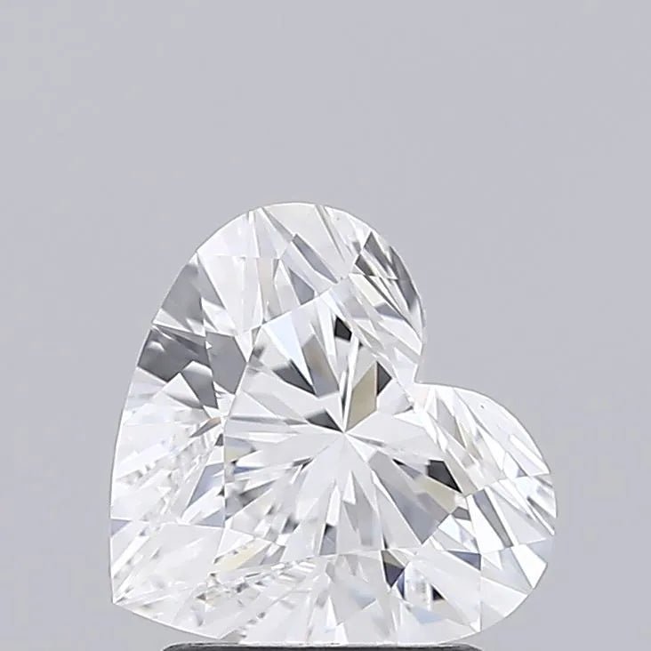 2.06ct Heart Lab Grown Diamond (Colour D, Clarity VVS2, IGI Certified) - Diamond Lab Boutique