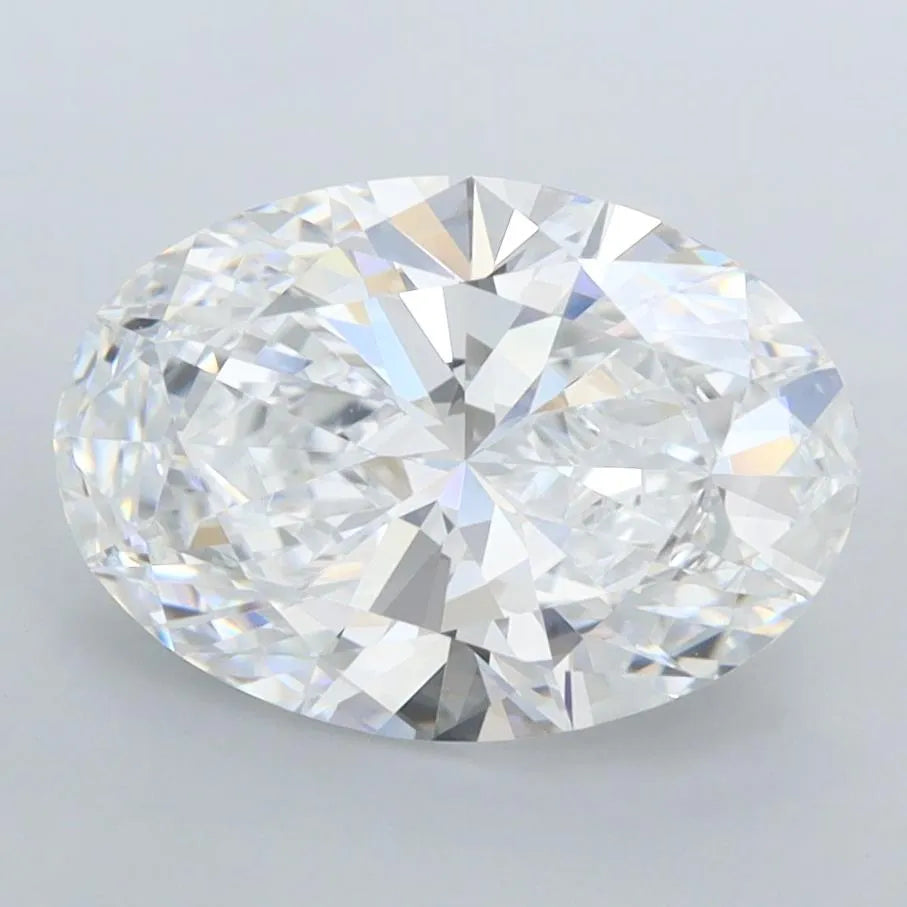 2.50ct Oval Lab Grown Diamond (Colour D, Clarity IF, IGI Certified)