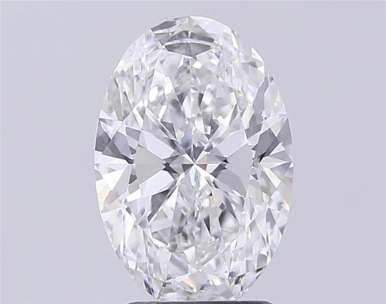 2.59ct Oval Lab Grown Diamond (Colour E, Clarity VVS1, IGI Certified) - Diamond Lab Boutique