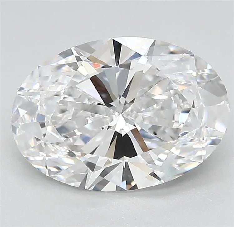 2.90ct Oval Lab Grown Diamond (Colour D, Clarity IF, Cut EX, IGI Certified) - Diamond Lab Boutique