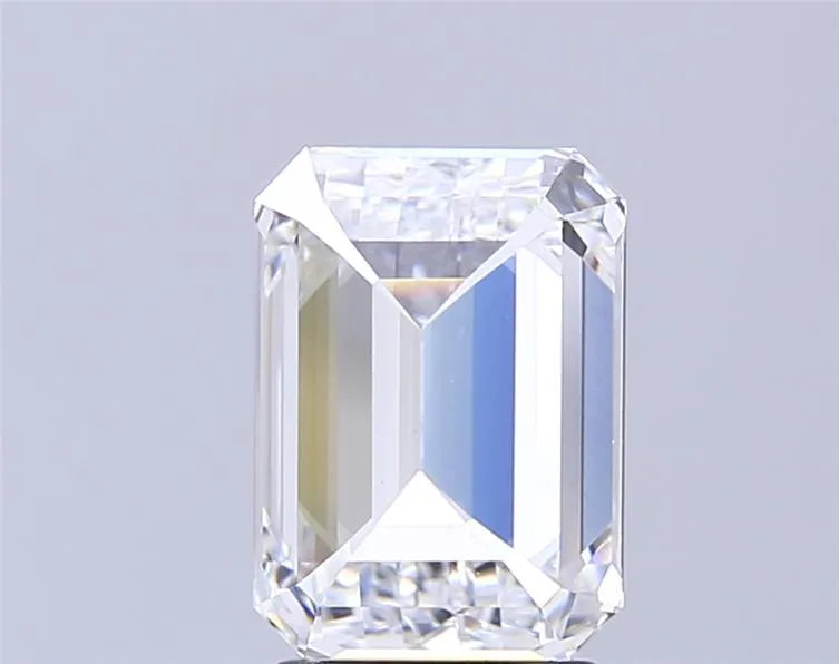 3.00ct Emerald Lab Grown Diamond (Colour D, Clarity VVS2, IGI Certified)