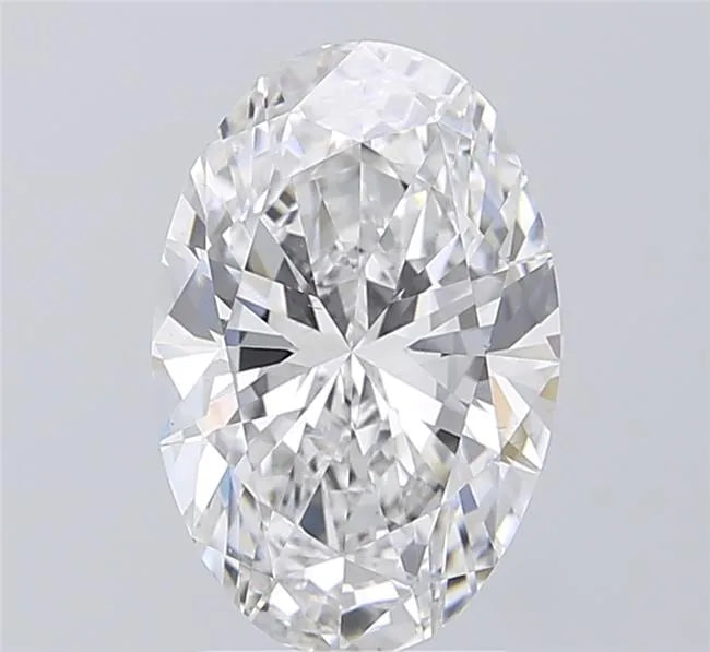 3.00ct Oval Lab Grown Diamond (Colour D, Clarity VS2, IGI Certified)