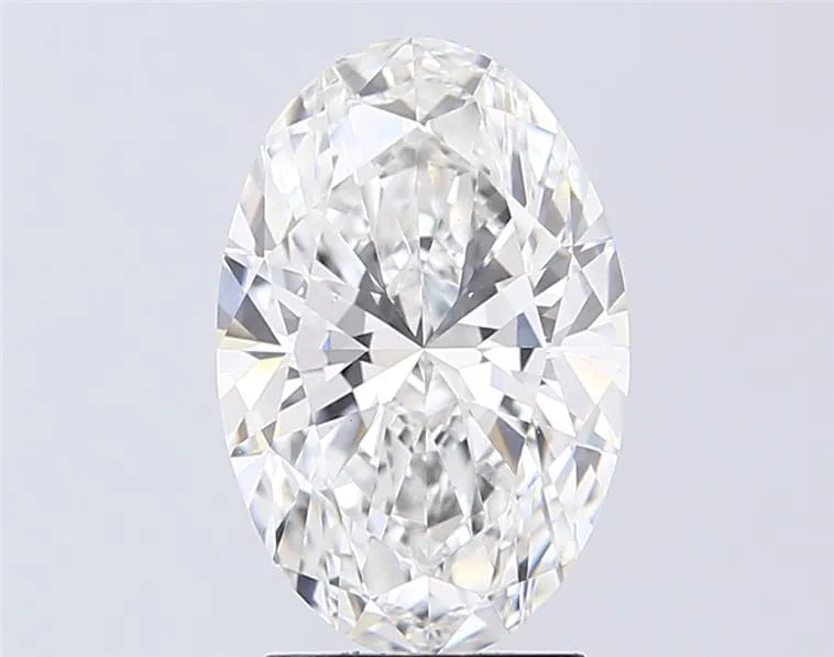 3.00ct Oval Lab Grown Diamond (Colour F, Clarity VS2, IGI Certified)