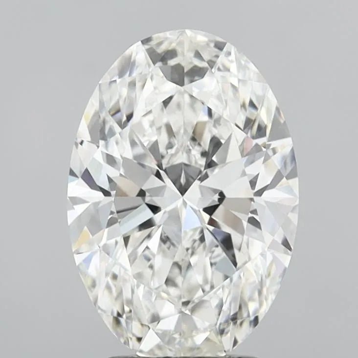 3.00ct Oval Lab Grown Diamond (Colour F, Clarity VVS2, IGI Certified) - Diamond Lab Boutique