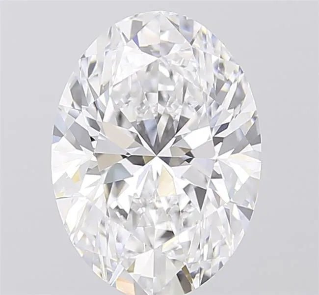 3.01ct Oval Lab Grown Diamond (Colour D, Clarity IF, IGI Certified) - Diamond Lab Boutique