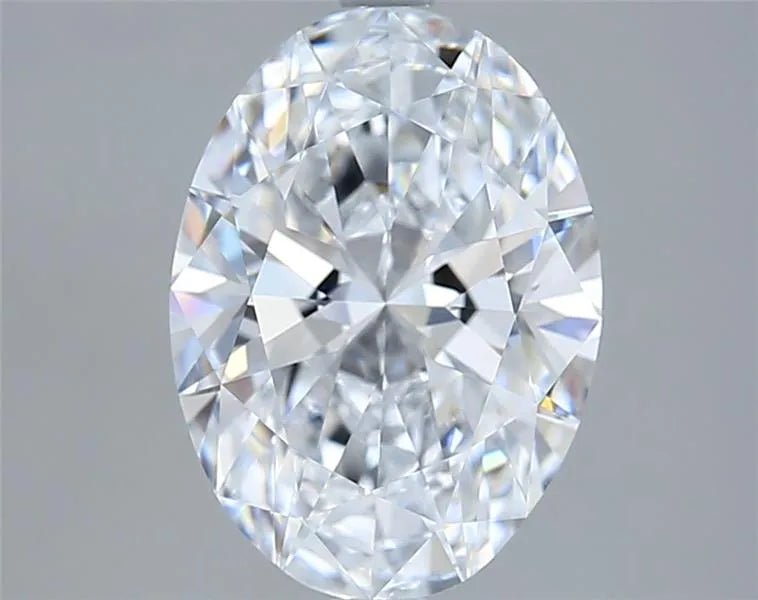 3.02ct Oval Lab Grown Diamond (Colour D, Clarity VVS1, IGI Certified) - Diamond Lab Boutique