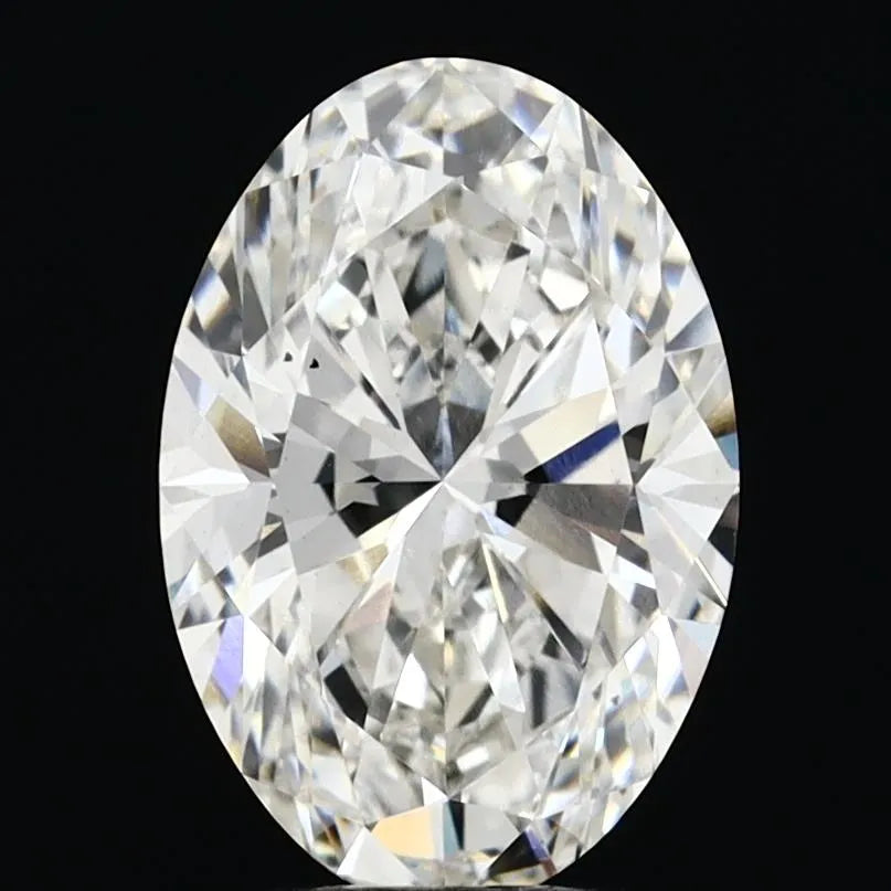 3.50ct Oval Lab Grown Diamond (Colour G, Clarity VS2, IGI Certified)