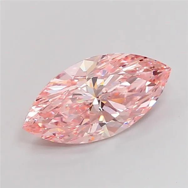 3.54ct Marquise Lab Grown Diamond (Colour Fancy Vivid Pink, Clarity VVS2, IGI Certified) - Diamond Lab Boutique