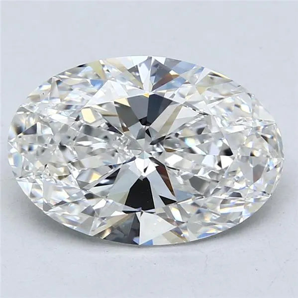 4.00ct Oval Lab Grown Diamond (Colour E, Clarity VS1, IGI Certified)