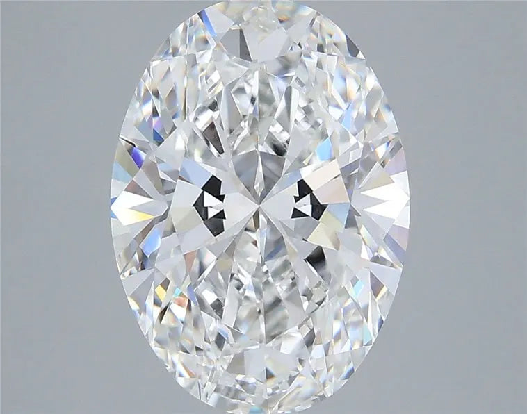 4.05ct Oval Lab Grown Diamond (Colour E, Clarity VVS2, IGI Certified)