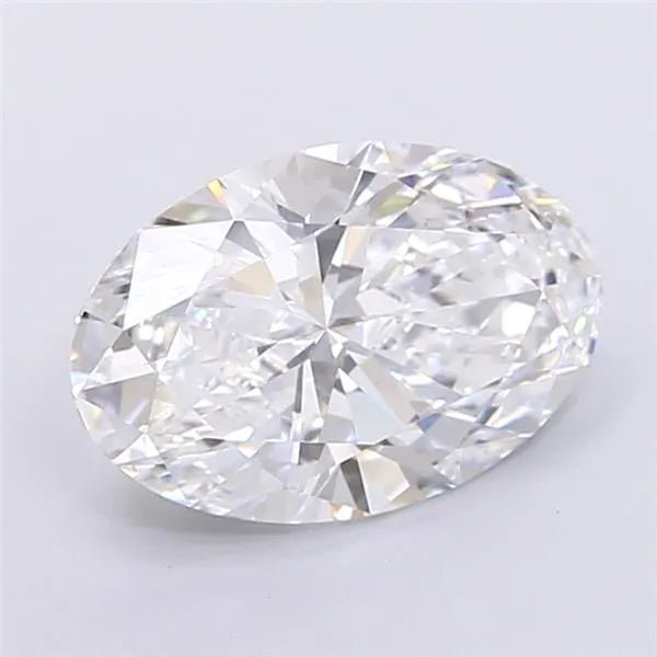 4.07ct Oval Lab Grown Diamond (Colour G, Clarity VS2, IGI Certified) - Diamond Lab Boutique