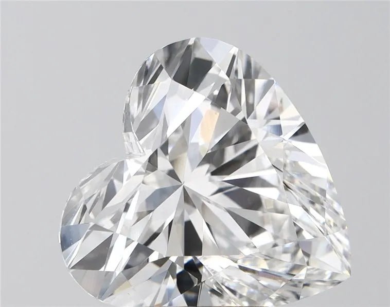 4.32ct Heart Lab Grown Diamond (Colour E, Clarity VVS2, IGI Certified) - Diamond Lab Boutique