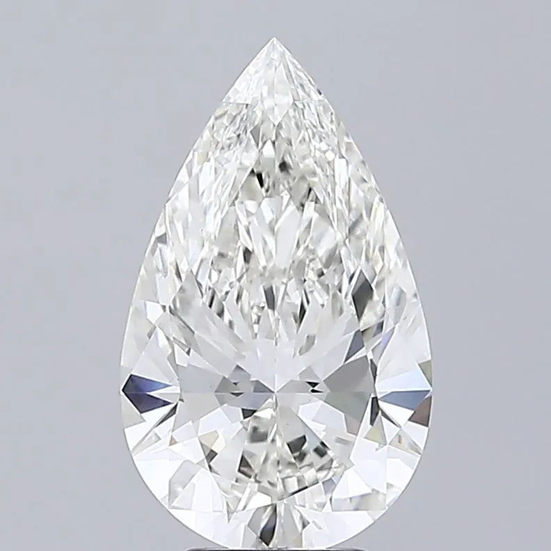 5.20ct Pear Lab Grown Diamond (Colour G, Clarity VVS2, IGI Certified)