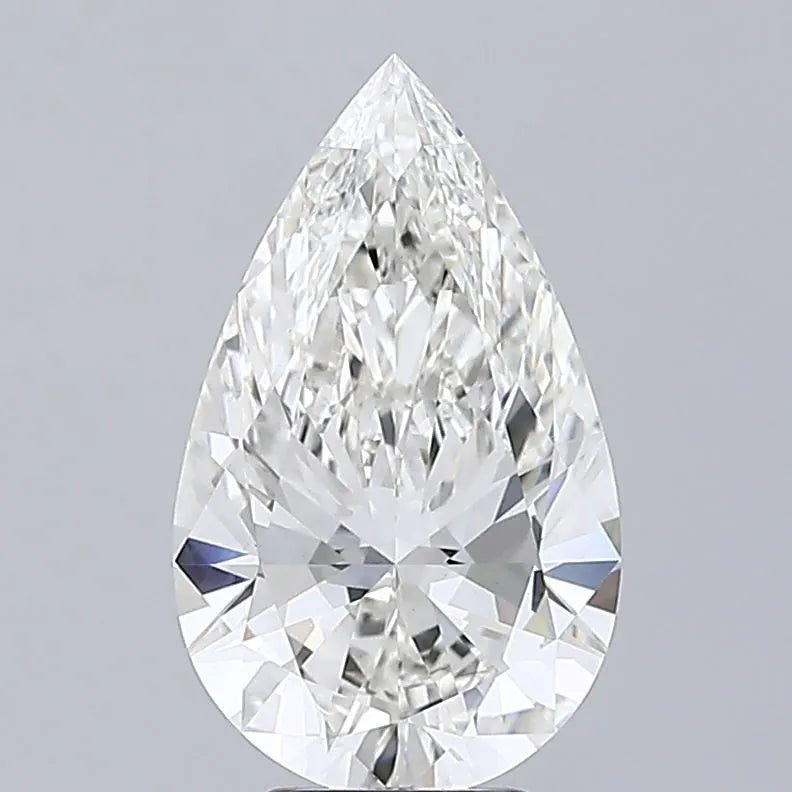 5.20ct Pear Lab Grown Diamond (Colour G, Clarity VVS2, IGI Certified)
