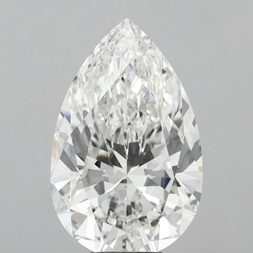 7.03ct Pear Lab Grown Diamond (Colour F, Clarity VVS2, IGI Certified)