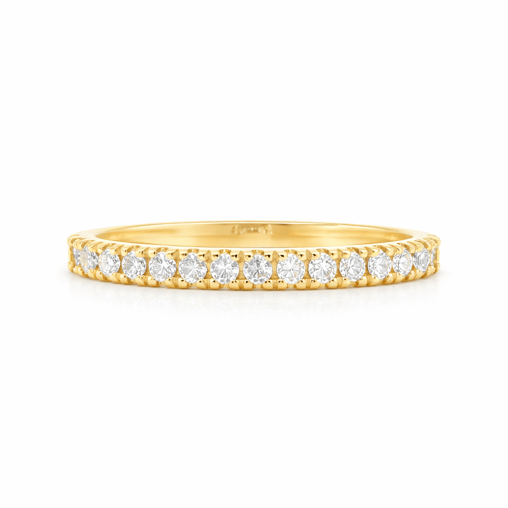 9ct Yellow Gold Lab Grown Diamond Wedding Band – 0.20ct TDW