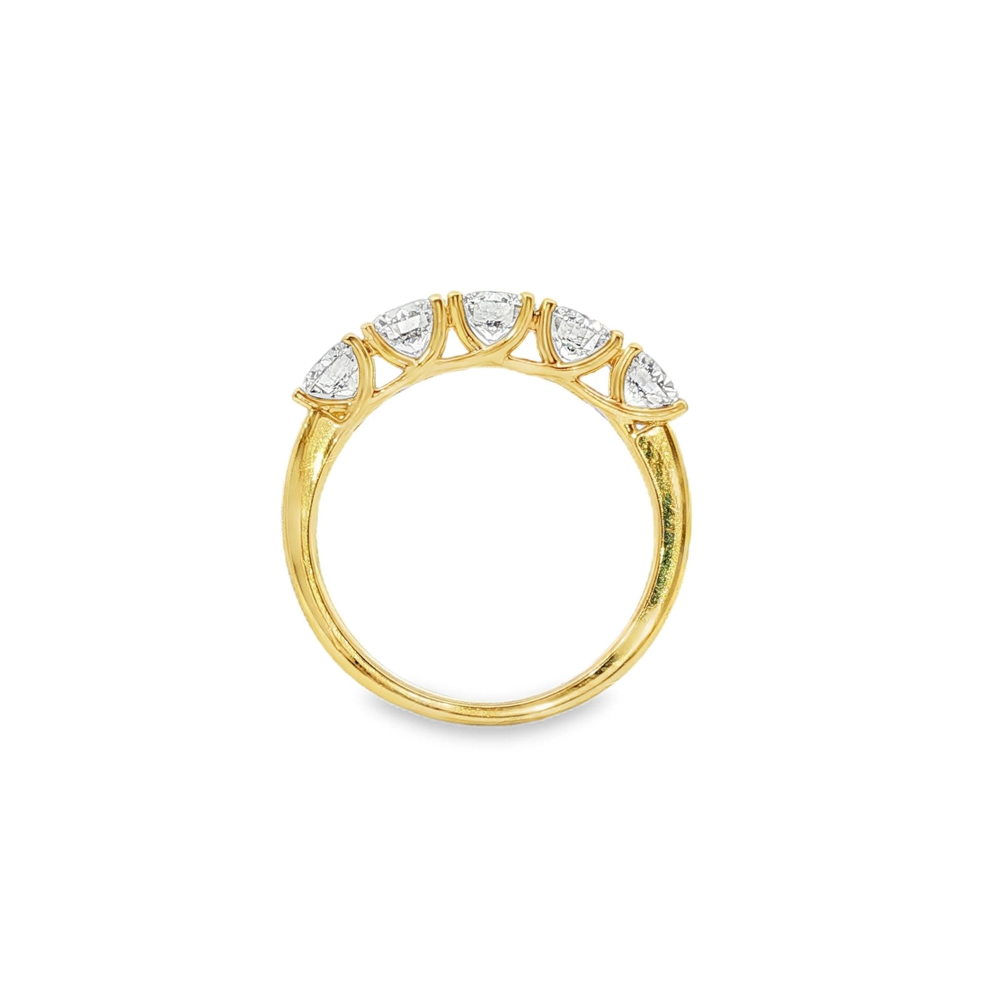 1.60ct Lab-Grown Diamond Eternity Band in 18ct Yellow Gold - Diamond Lab Boutique