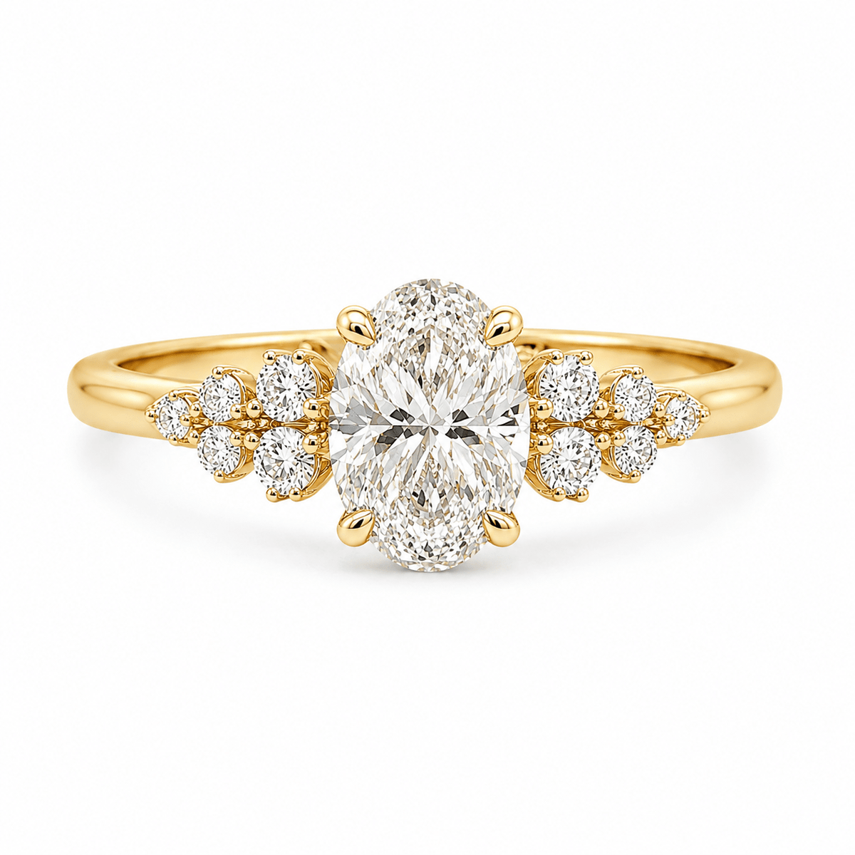 Daisy ready to wear lab grown diamond ring