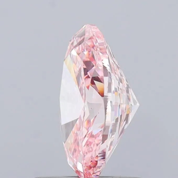 1.00ct Oval Lab Grown Diamond (Colour Fancy Intense Pink, Clarity VS2, IGI Certified)