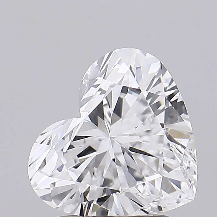 2.00ct Heart Lab Grown Diamond (Colour D, Clarity IF, IGI Certified)