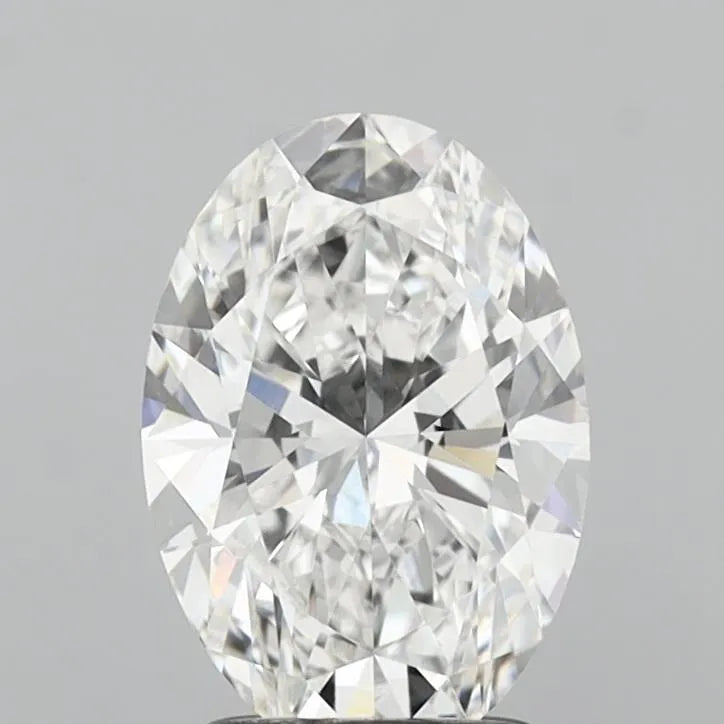 2.00ct Oval Lab Grown Diamond (Colour F, Clarity VS1, IGI Certified)