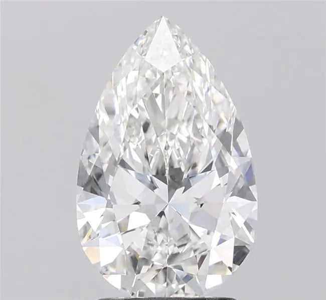 2.00ct Pear Lab Grown Diamond (Colour F, Clarity VVS2, IGI Certified)