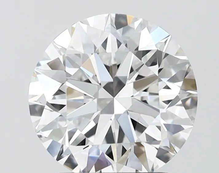 2.01ct Round Lab Grown Diamond (Colour D, Clarity VVS2, Cut EX, IGI Certified)