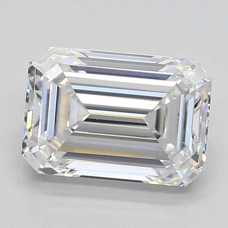 2.02ct Emerald Lab Grown Diamond (Colour F, Clarity IF, IGI Certified)