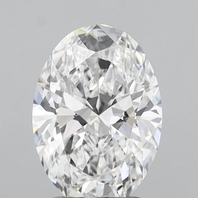 2.03ct Oval Lab Grown Diamond (Colour E, Clarity VVS2, IGI Certified)