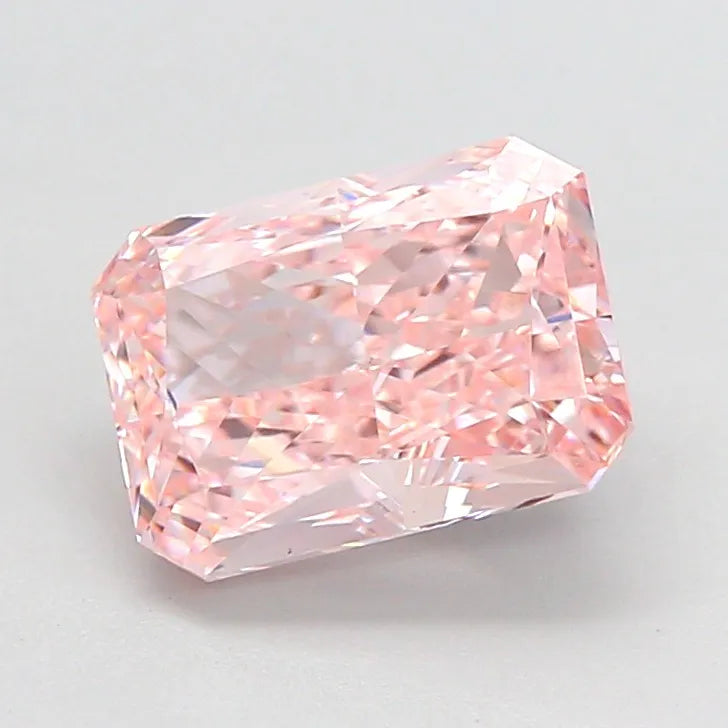 2.08ct Radiant Lab Grown Diamond (Colour Fancy Pink, Clarity VS1, IGI Certified)