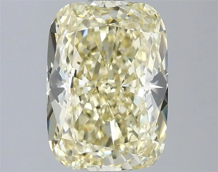 2.53ct Cushion modified Lab Grown Diamond (Colour Fancy Yellow, Clarity VVS2, IGI Certified)
