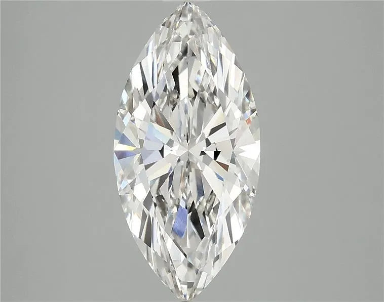 2.55ct Marquise Lab Grown Diamond (Colour G, Clarity VVS2, IGI Certified)